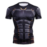 Marvel Superheros T-Shirts 3D Superman/Spiderman/Batman/Black Panther Men