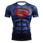 Marvel Superheros T-Shirts 3D Superman/Spiderman/Batman/Black Panther Men