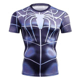 Marvel Superheros T-Shirts 3D Superman/Spiderman/Batman/Black Panther Men