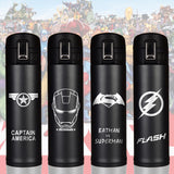 Marvel and DC THERMOS