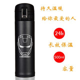 Marvel and DC THERMOS