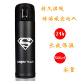 Marvel and DC THERMOS