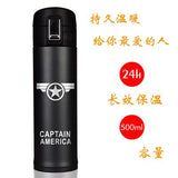 Marvel and DC THERMOS