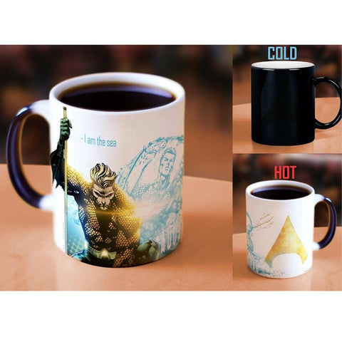 Aquaman Mug Creative Anime Color Changing Mugs Cup