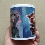 Rocket Raccoon Groot Coffee Cup