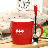 Marvel and DC Cups BLACK/RED