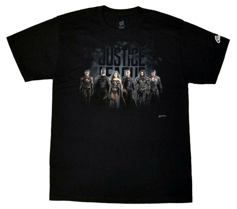 Justice League Movie Group Premium Licensed Adult T Shirt